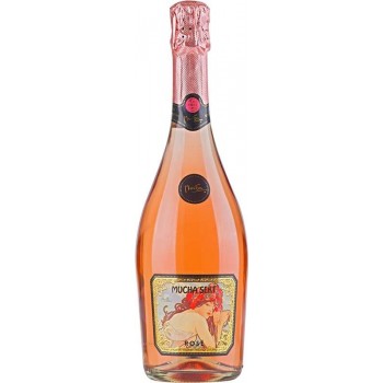 Mucha Rose Sekt 0,75 L Flasche