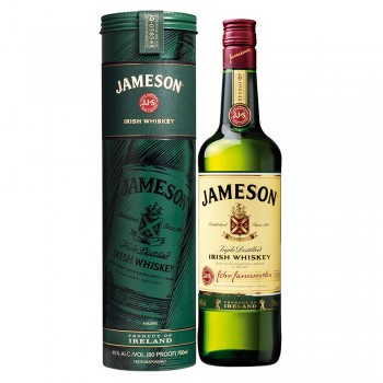 Jameson Irish Whiskey 0,7l 40% Metall Tube Geschenkverpackung