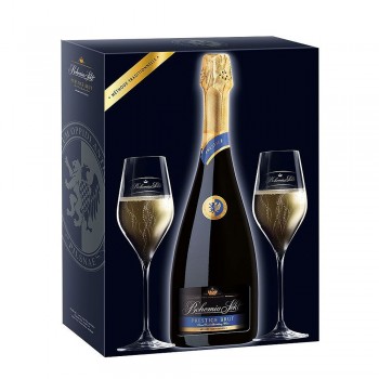 Bohemia Sekt Gläser mit Prestige brut im Set