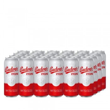 Budvar vycepni 24 x 500ml Dosenbier