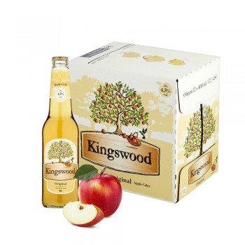 Kingswood Cider Apfelschaumwein Box 12 x 400ml