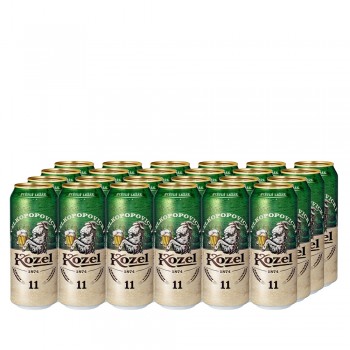 Kozel 11 Lagerbier 24 x 500ml Dosenbier