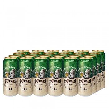 Kozel 11 Lagerbier 24 x 500ml Dosenbier