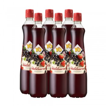 YO Fruchtsirup Waldbeeren 6 x 700ml