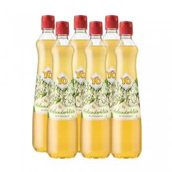 YO Holunderblüten Blütensirup  6 x 700ml