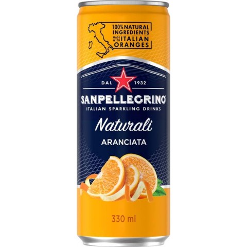San Pellegrino Limonade Aranciata Orange 24x 330ml Dosen
