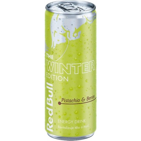 Red Bull Energy Drink Winter Edition Pistazie und Waldbeeren  24 x 250 ml