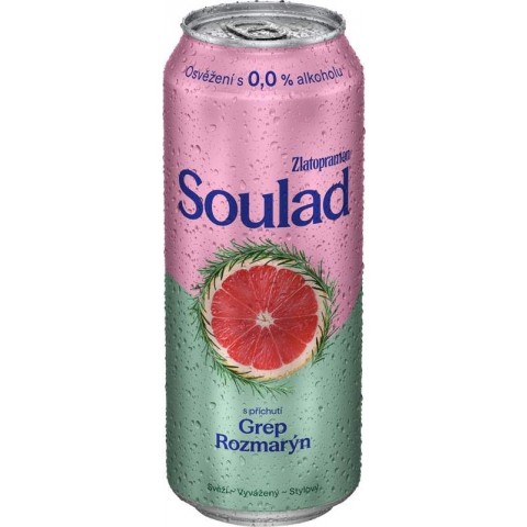 SOULAD 0,0 % mit Grapefruit-Rosmarin – alkoholfrei Palette 24 x 0,5l Dosenbier