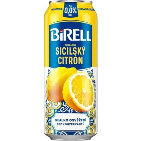 Birell Sizilianische Zitrone – alkoholfrei Palette 24 x 0,5l Dosenbier