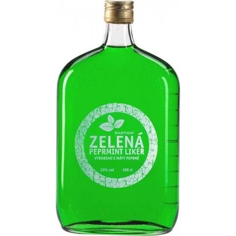 Bartida Zelena Pfefferminzlikör 1 L