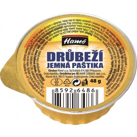 Hame Geflügelpastete 12 x 48 gr.