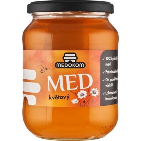 Original Medokom Blütenhonig 900 gr. Glas