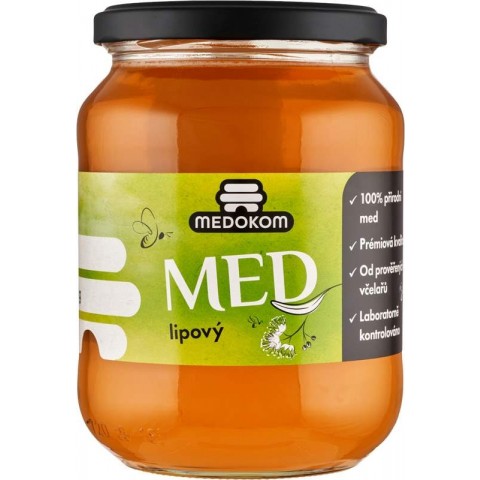 Original Medokom Lindenblütenhonig 900 gr. Glas
