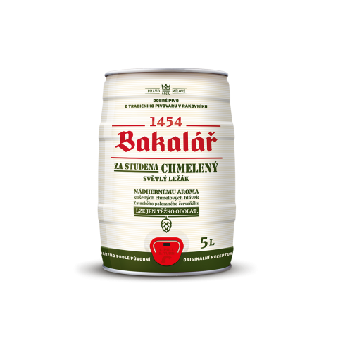 Bakalar 12° 5 liter Partyfass