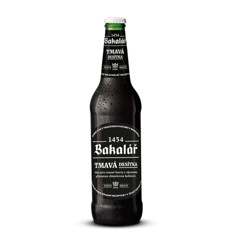 Bakalar 10° Cerne 0,5 Liter 