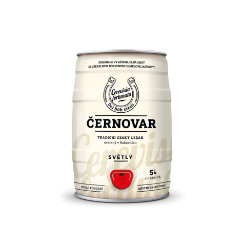 Černovar helles Lagerbier 5l Partyfass