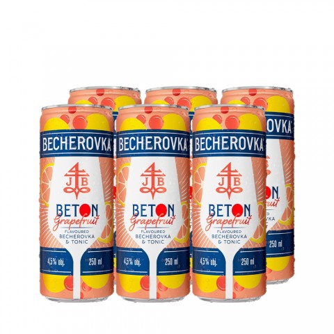 Becherovka Beton Grapefruit & Tonic 6x250ml