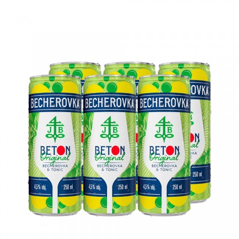 Becherovka Beton Original & Tonic 6 x 250ml