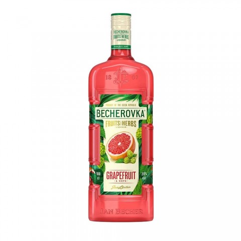 Becherovka Grapefruit Kräuterlikör 1 Liter 