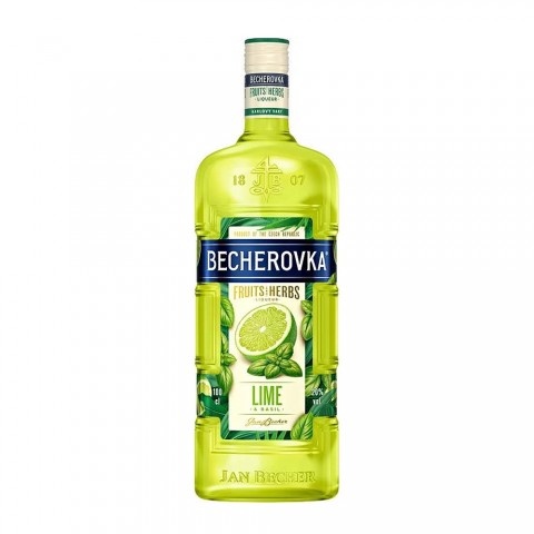 Becherovka Limette Basilikum 1l