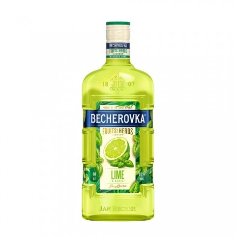Becherovka Limette & Basilikum 500ml