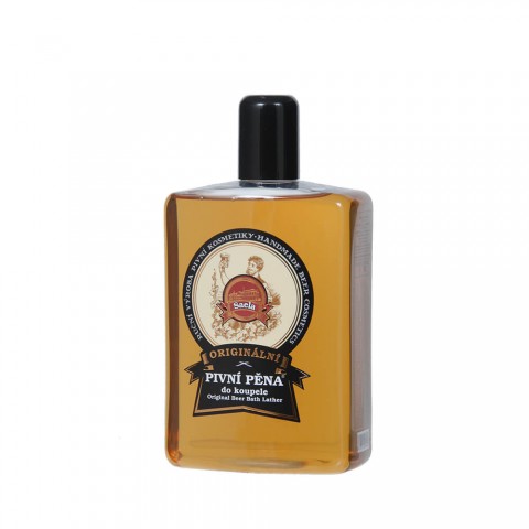 Bier Badeschaum 500ml SAELA Echtes Bier Bierkosmetik Schaumbad