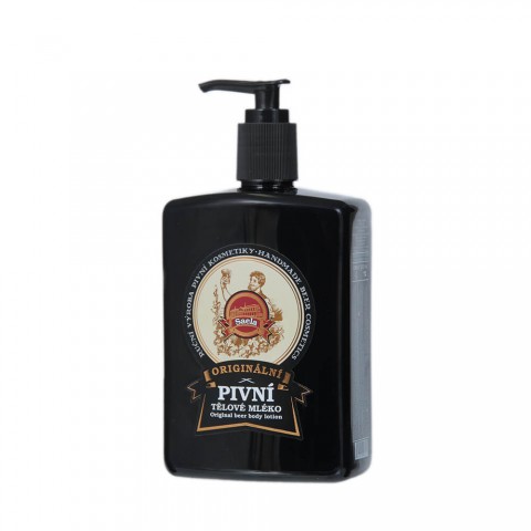 Bier Body Lotion 500ml SAELA Echtes Bier Körperlotion