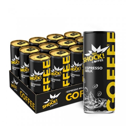 Big Shock! Eiskaffee Espresso 12 x 250ml Dose