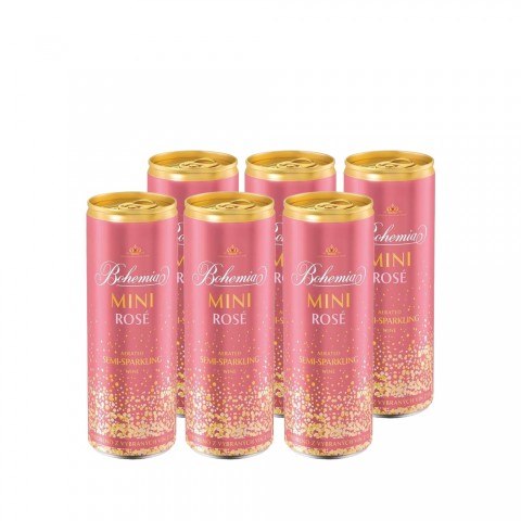 Bohemia Sekt Mini Rosé 6 x 250ml Dosen