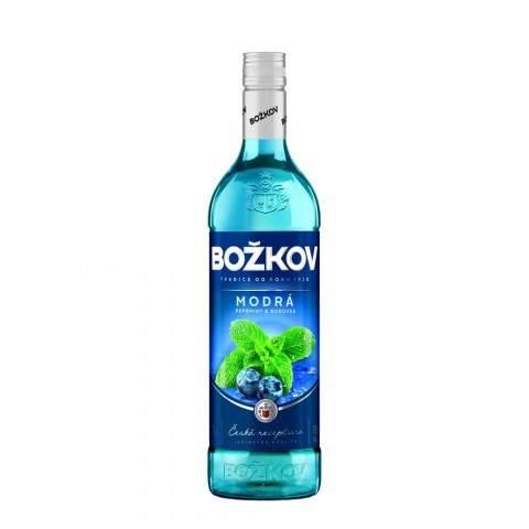 Božkov Modrá blau, Pfefferminz 0,5L | online kaufen