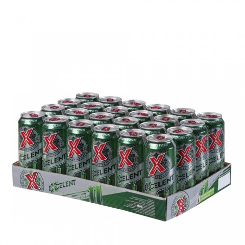 Excellent 11 Lagerbier 24 x 0,5 Liter Dosenbier Palette