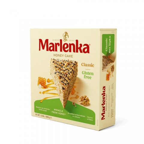 Glutenfreier Honigkuchen MARLENKA mit Nüssen