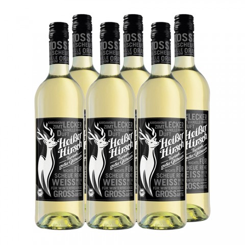 Heißer Hirsch Bio Glühwein weiss 6 x 0,75l