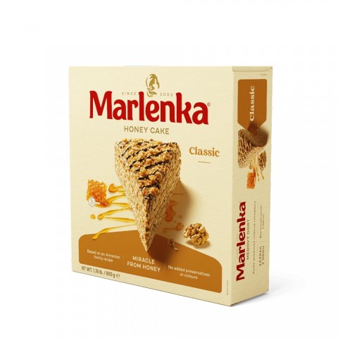 MARLENKA Honigkuchen mit Nüssen