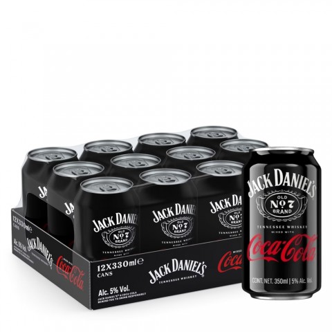 Jack Daniels & Coca Cola Dosen 330ml