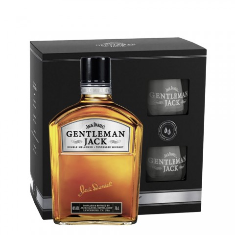 Gentleman Jack Geschenkset mit 2 Gläser