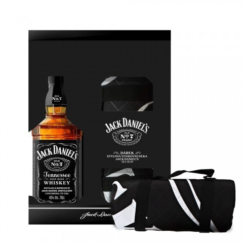 Jack Daniel's No.7 Geschenkset - 700ml Flasche inkl. Partydecke