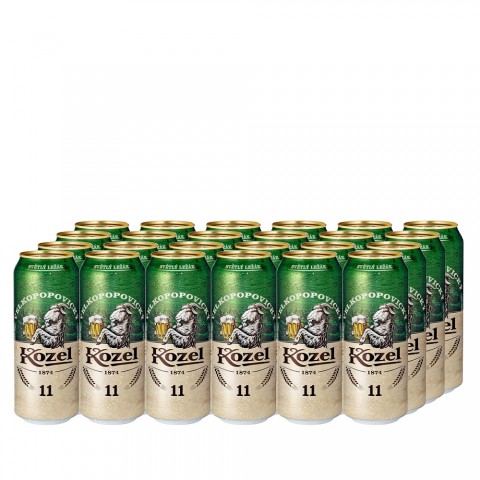 Kozel 11 Lagerbier 24 x 500ml Dosenbier
