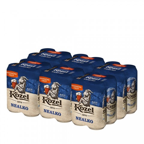 Kozel polotmave Nealko - 24 x 500ml