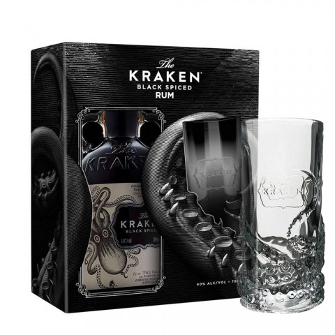 KRAKEN Black Spiced Geschenkset mit Glas
