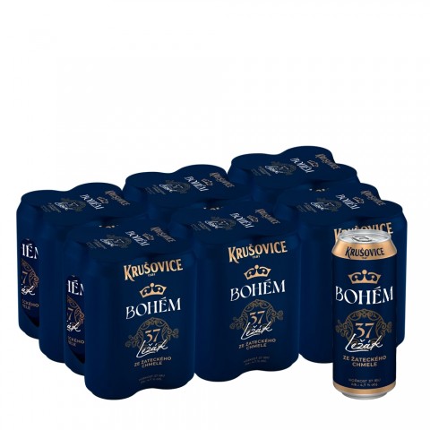 Krusovice Bohem Lezak Dosenbier 24x500ml