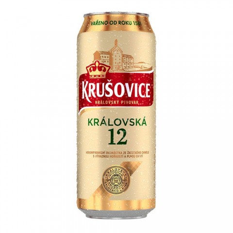 Krusovice Kralovska 12 Dosenbier 24x500ml