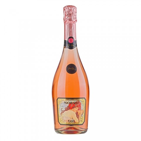 Mucha Rose Sekt 0,75 L Flasche