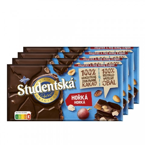 Orion Studentska Bitterschokolade 4 x 170g