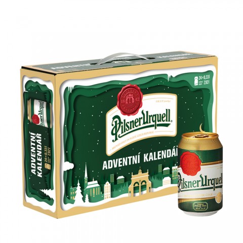 Pilsner Urquell Adventskalender - 24 x 330ml für den festlichen Biergenuss