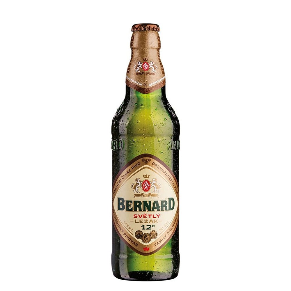 Bernard svetly lezak 12° 0,5 liter Lagerbier | Hopfenkurier.com ...