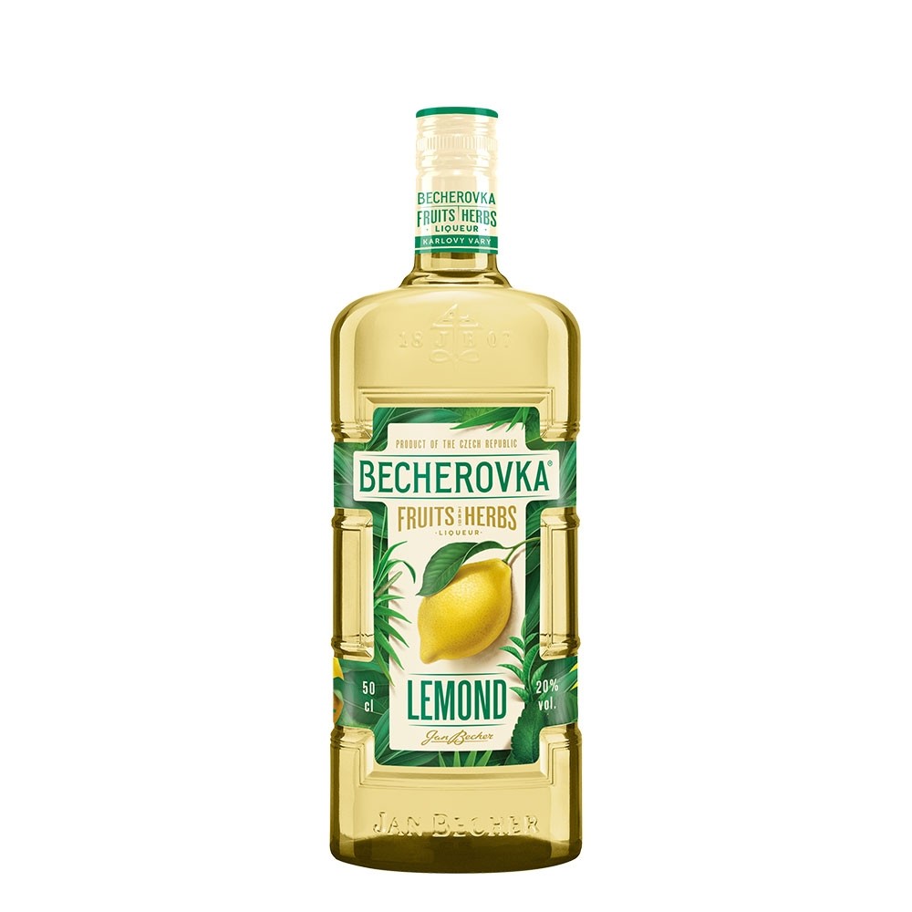Becherovka Lemon Krauterlikor 0 5 Liter Online Kaufen Hopfenkurier Com