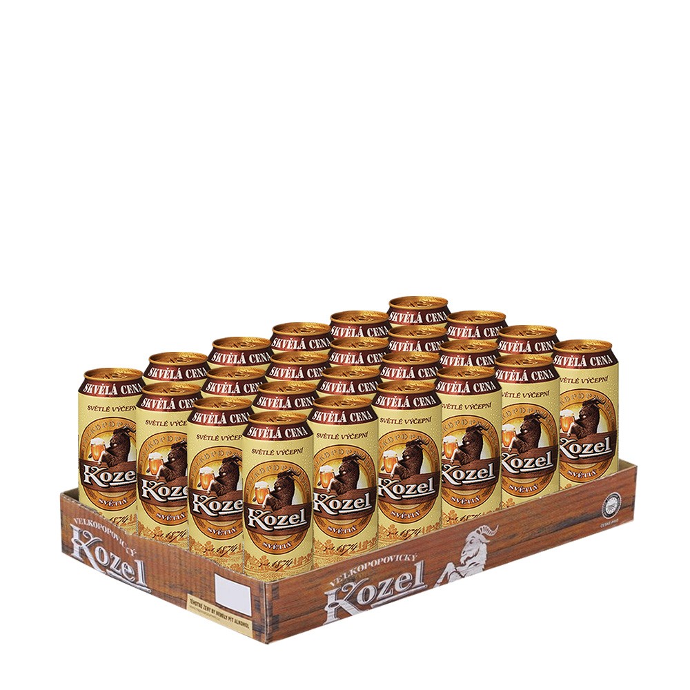 Kozel Helles Fassbier 24 X 0 5 Liter Dosenbier Palette Online Kaufen Hopfenkurier Com