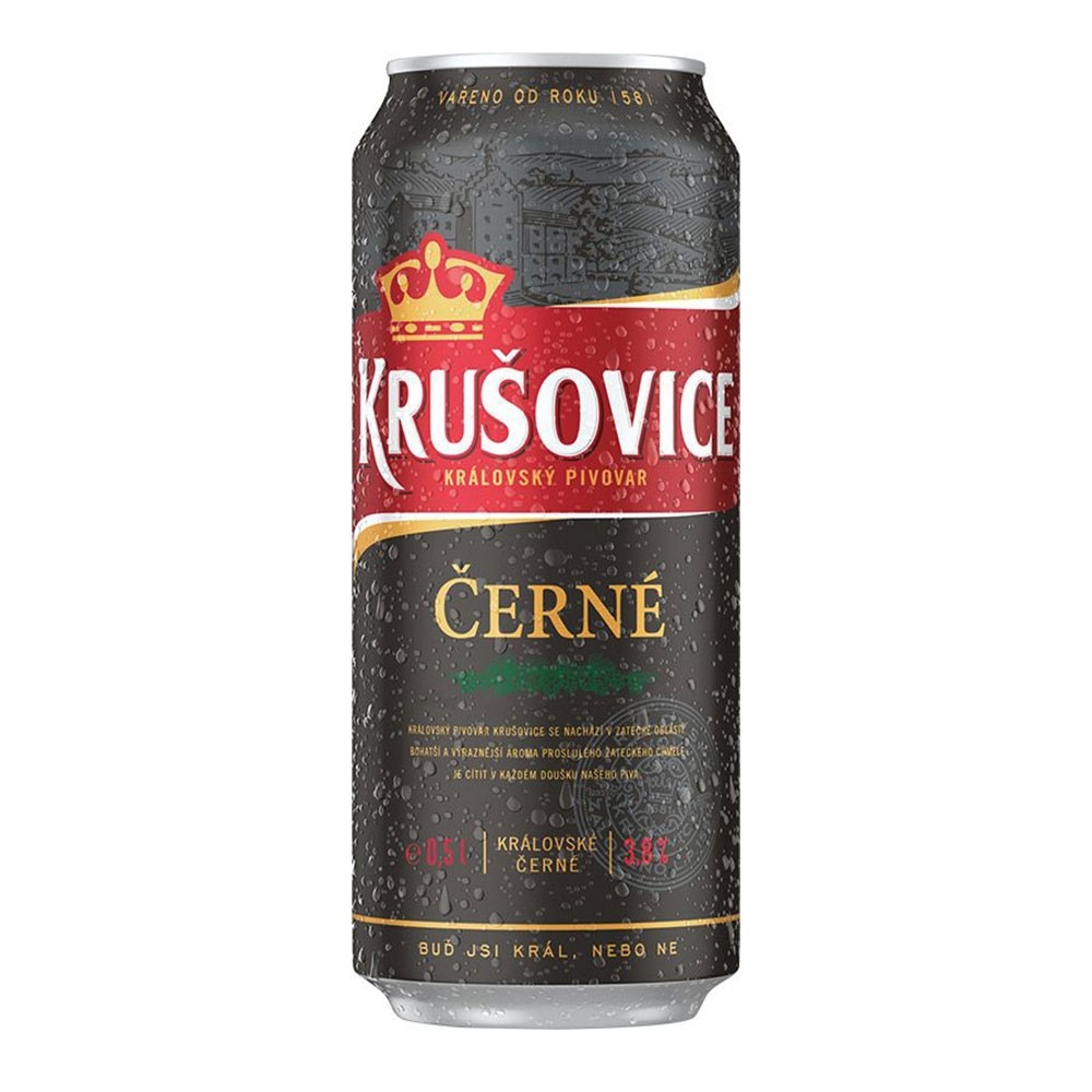 Krusovice Cerne Dosenbier 24 X 0 5 Liter Schwarzbier Hopfenkurier Com Bierspezialitaten