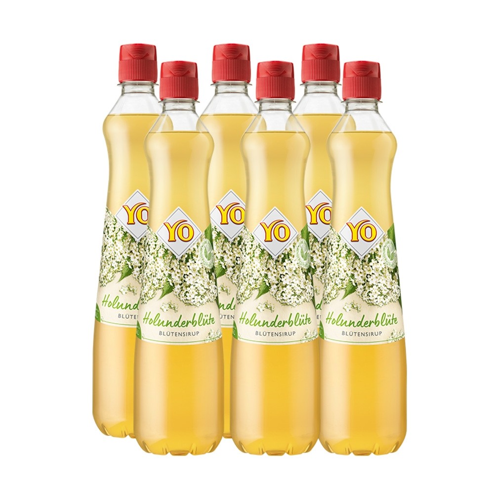 YO YO Holunderblüten Blütensirup 6 x 700ml online bestellen ...